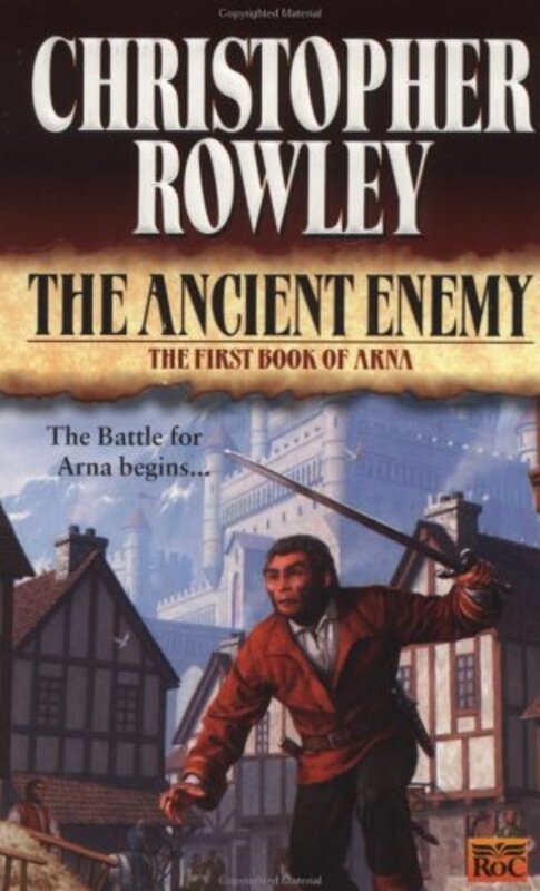 Book cover for "Ancient Enemy" by Christopher Rowley