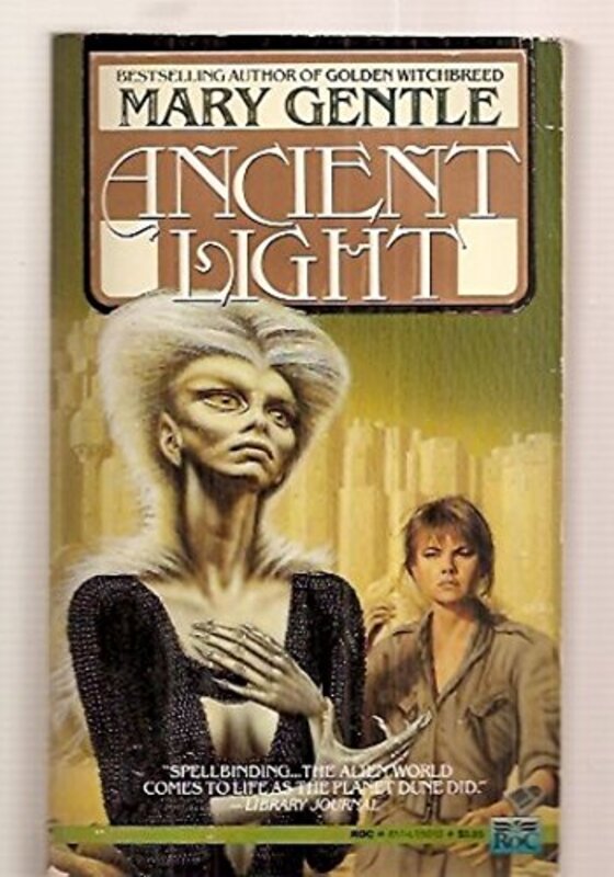 Book cover for "Ancient Light" by Mary Gentle