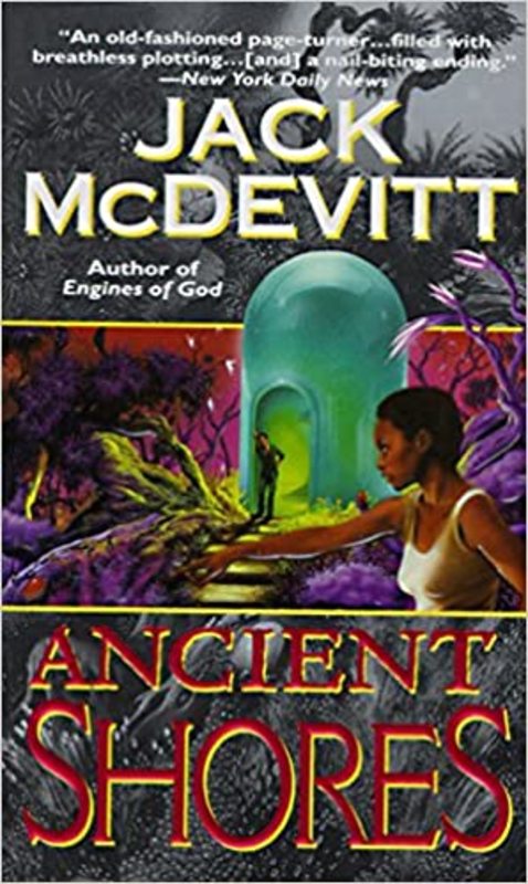 Book cover for "Ancient Shores" by Jack McDevitt