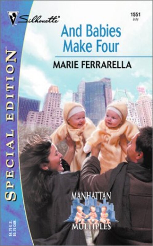 Book cover for "And Babies Make Four" by Marie Ferrarella