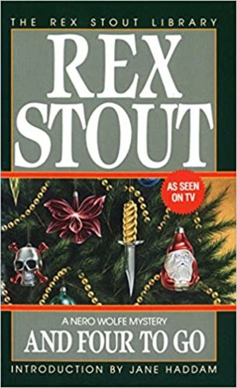Book cover for "And Four to Go" by Rex Stout