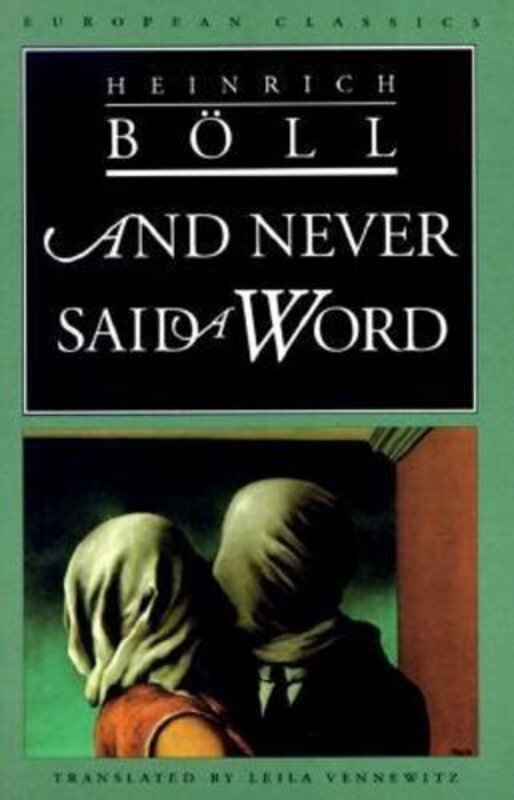 Book cover for "And Never Said a Word" by Heinrich Boll