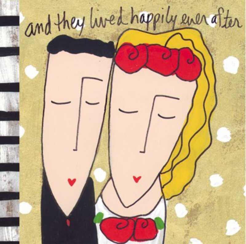 Book cover for "And They Lived Happily Ever After" by Sandra Magsamen