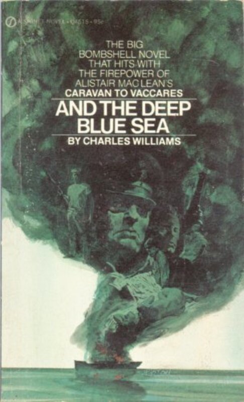 Book cover for "And the Deep Blue Sea" by Charles Williams