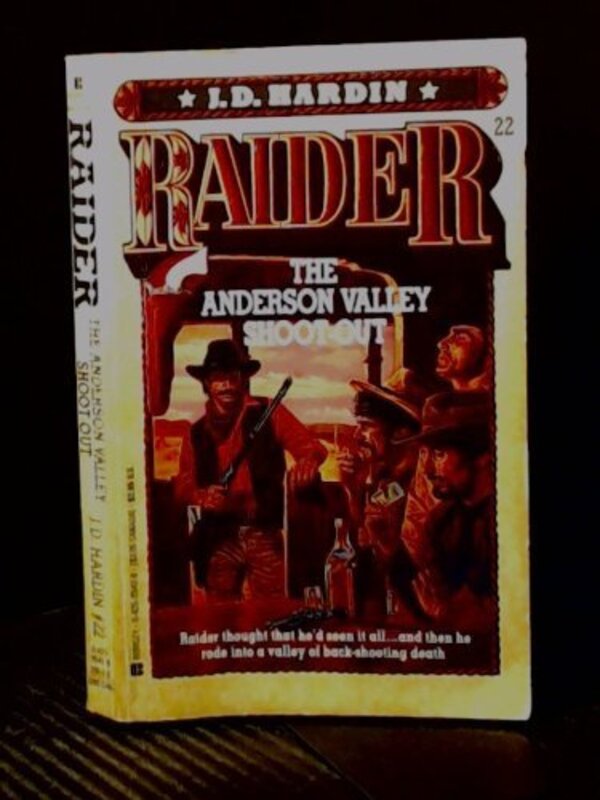 Book cover for "Anderson Valley Shootout" by JD Hardin