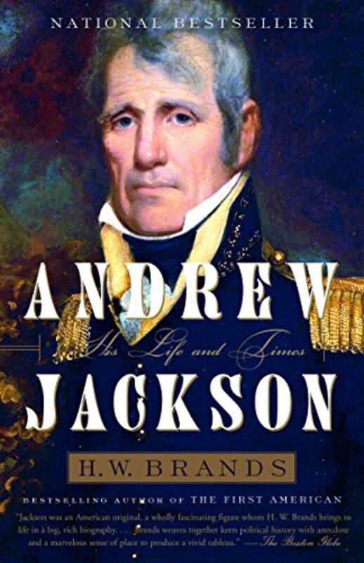 Book cover for "Andrew Jackson" by HW Brands