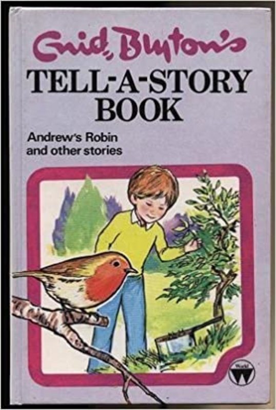 Book cover for "Andrew's Robin and Other Stories" by Enid Blyton