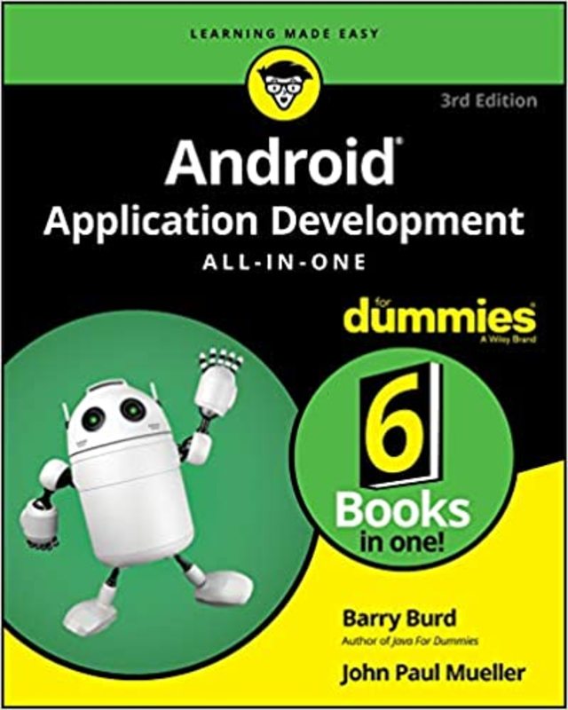 Book cover for "Android Application Development All-in-One For Dummies" by Barry Burd