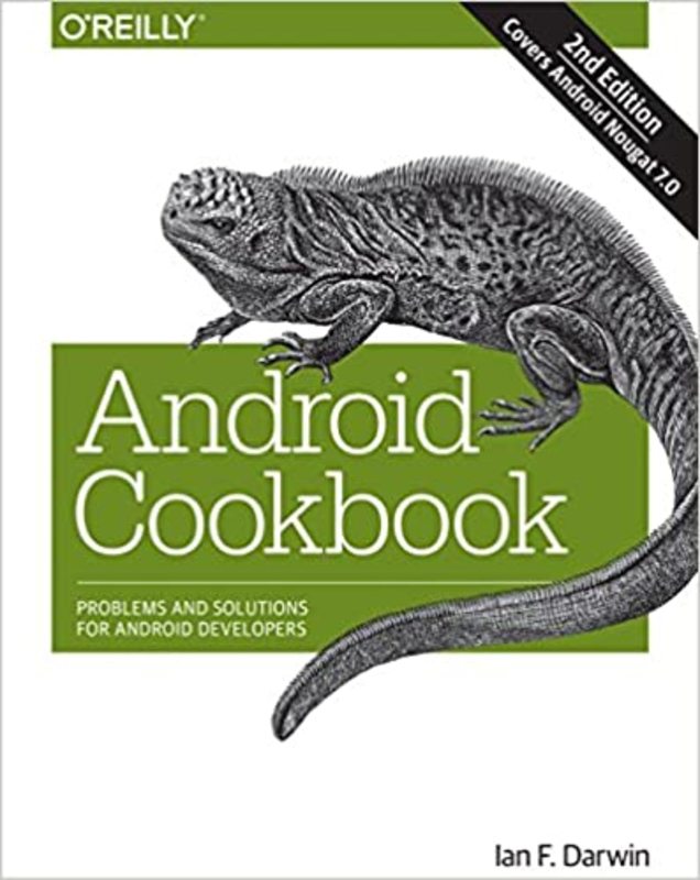 Book cover for "Android Cookbook" by Ian F. Darwin