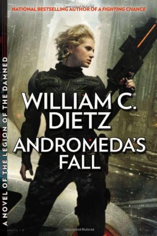 Book cover for "Andromeda's Fall" by William C Dietz