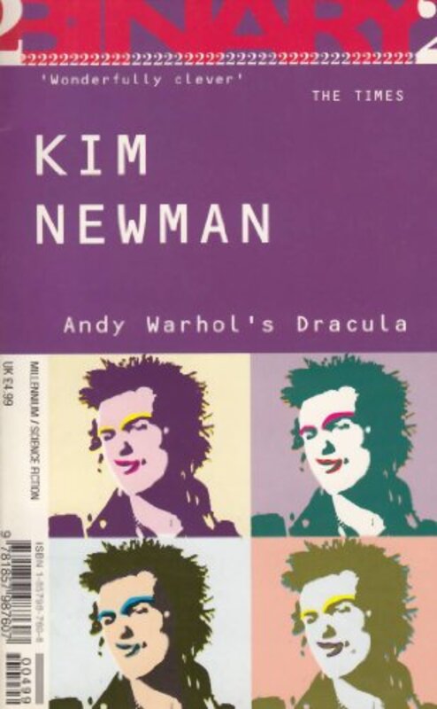 Book cover for "Andy Warhol's Dracula" by Kim Newman
