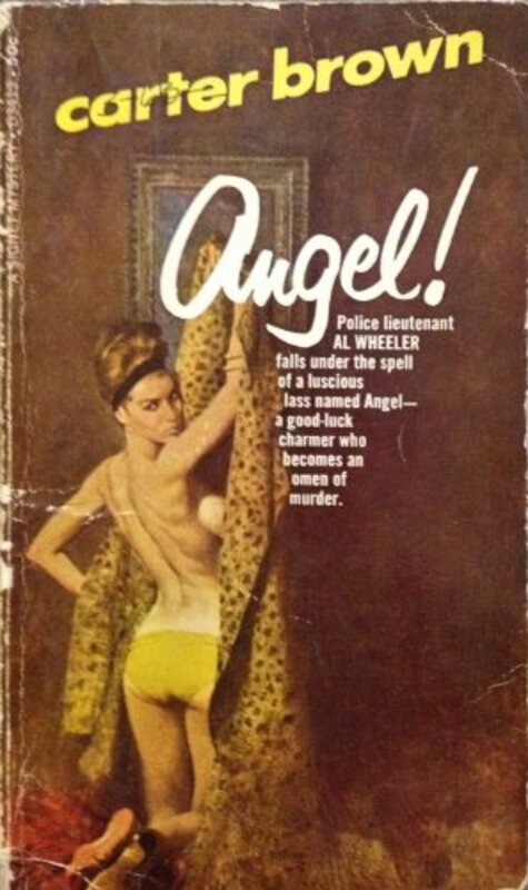 Book cover for "Angel!" by Carter Brown
