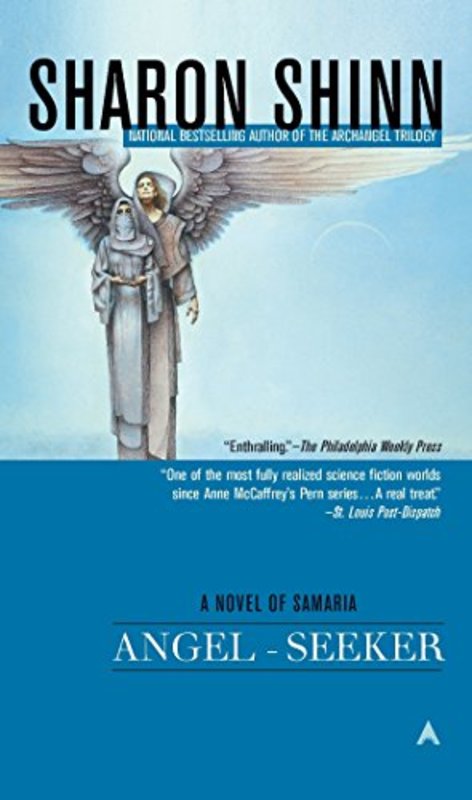 Book cover for "Angel-Seeker" by Sharon Shinn