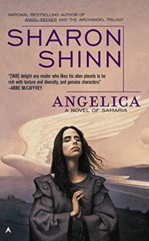 Book cover for "Angelica" by Sharon Shinn