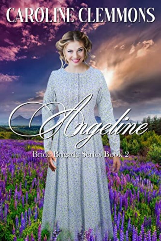 Book cover for "Angeline" by Caroline Clemmons
