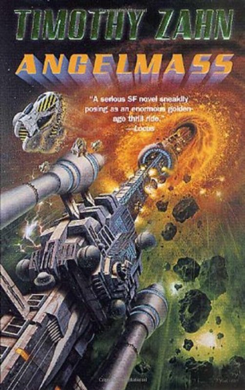 Book cover for "Angelmass" by Timothy Zahn