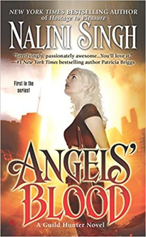 Book cover for "Angels' Blood" by Nalini Singh