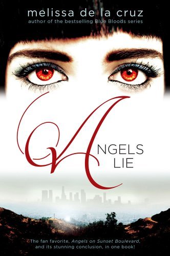 Book cover for "Angels Lie" by Melissa de la Cruz