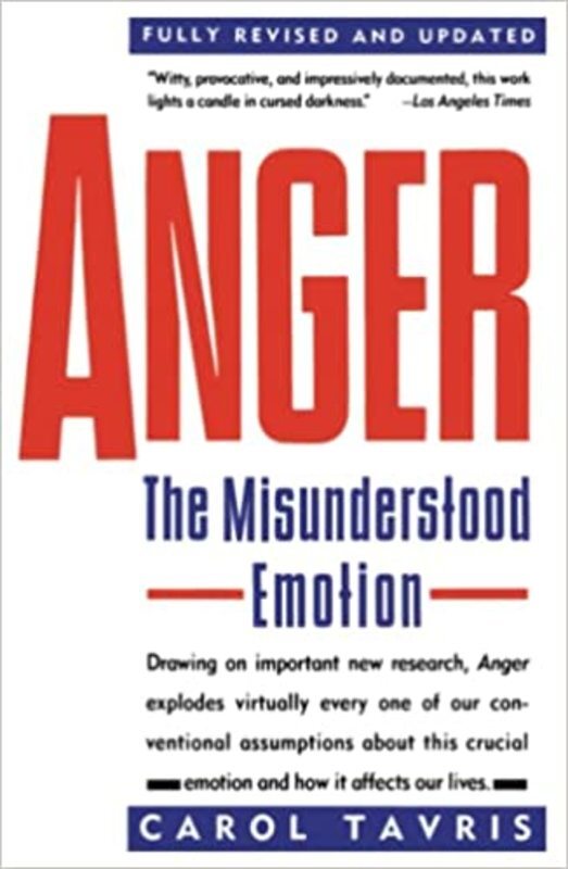 Book cover for "Anger" by Carol Tavris