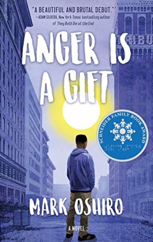 Book cover for "Anger Is a Gift" by Mark Oshiro