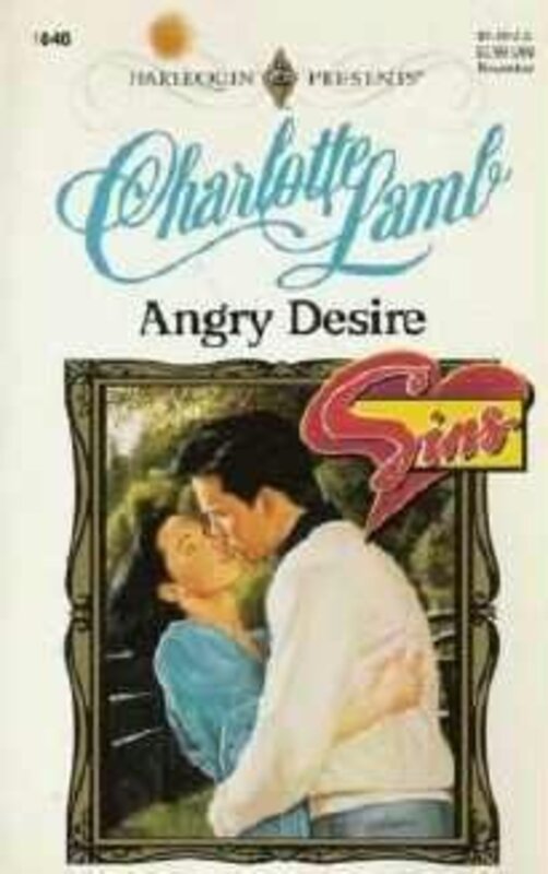 Book cover for "Angry Desire" by Charlotte Lamb