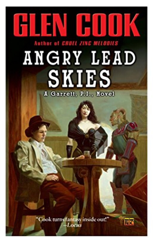 Book cover for "Angry Lead Skies" by Glen Cook
