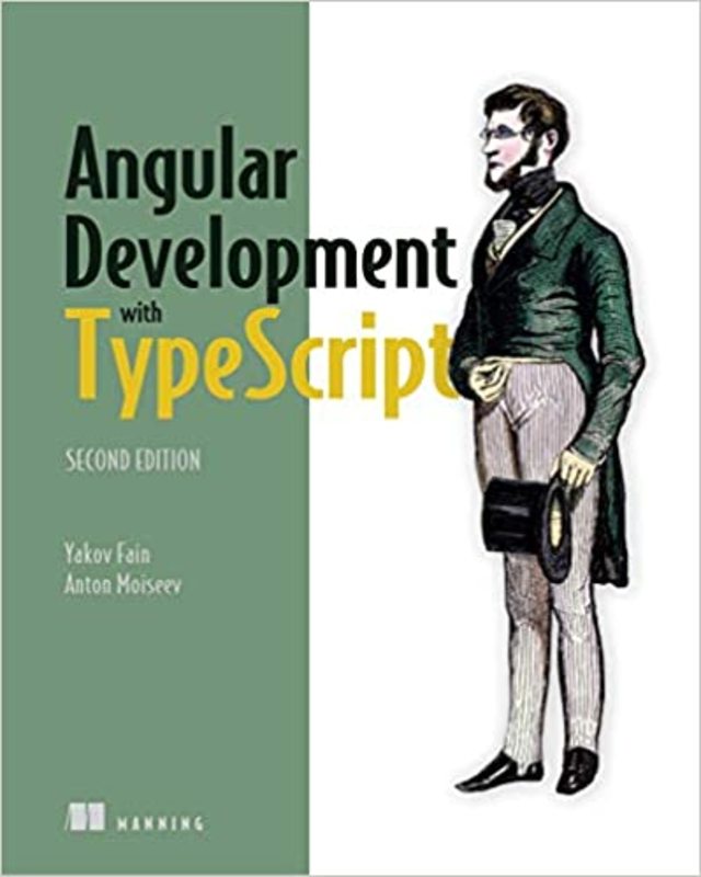 Book cover for "Angular Development with TypeScript" by Yakov Fain