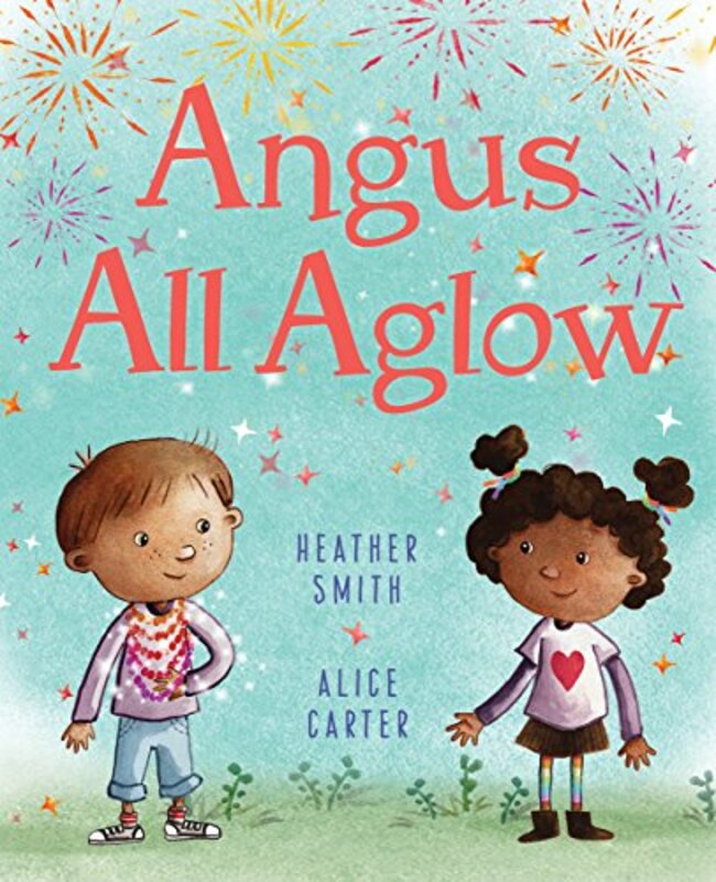 Book cover for "Angus All Aglow" by Heather Smith