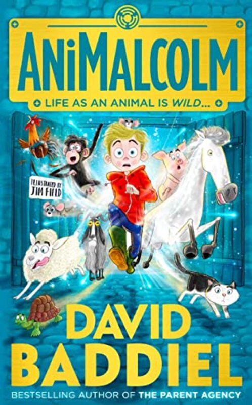 Book cover for "AniMalcolm" by David Baddiel