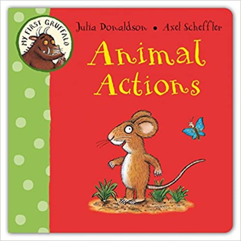 Book cover for "Animal Actions" by Julia Donaldson