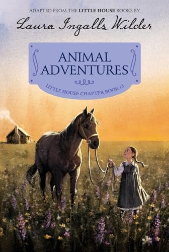 Book cover for "Animal Adventures" by Laura Ingalls Wilder