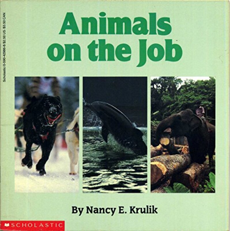 Book cover for "Animals on the Job" by Nancy Krulik