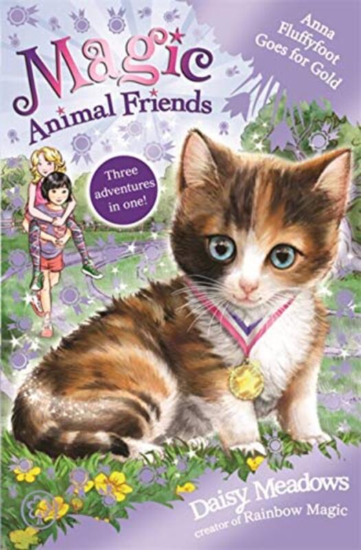 Book cover for "Anna Fluffyfoot Goes for Gold" by Daisy Meadows