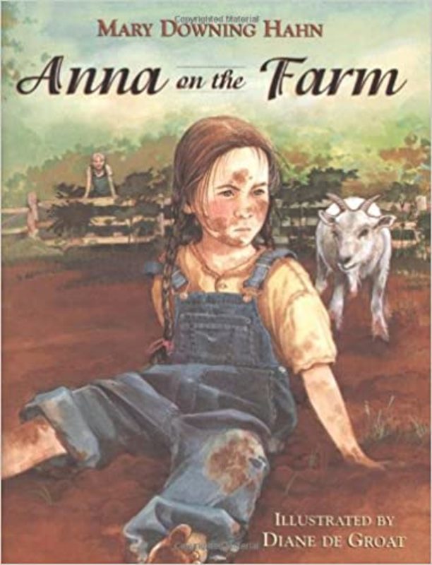 Book cover for "Anna on the Farm" by Mary Downing Hahn