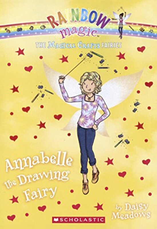Book cover for "Annabelle the Drawing Fairy" by Daisy Meadows