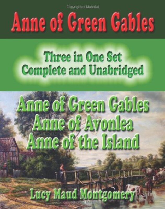 Book cover for "Anne of Green Gables" by Lucy Maud LM Montgomery