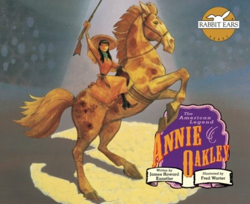 Book cover for "Annie Oakley" by James Howard Kunstler