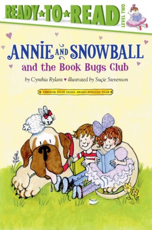 Book cover for "Annie and Snowball and the Book Bugs Club" by Cynthia Rylant