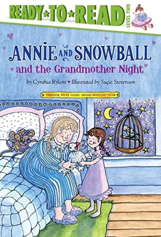 Book cover for "Annie and Snowball and the Grandmother Night" by Cynthia Rylant
