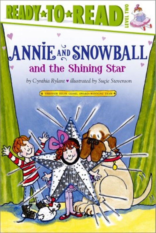 Book cover for "Annie and Snowball and the Shining Star" by Cynthia Rylant