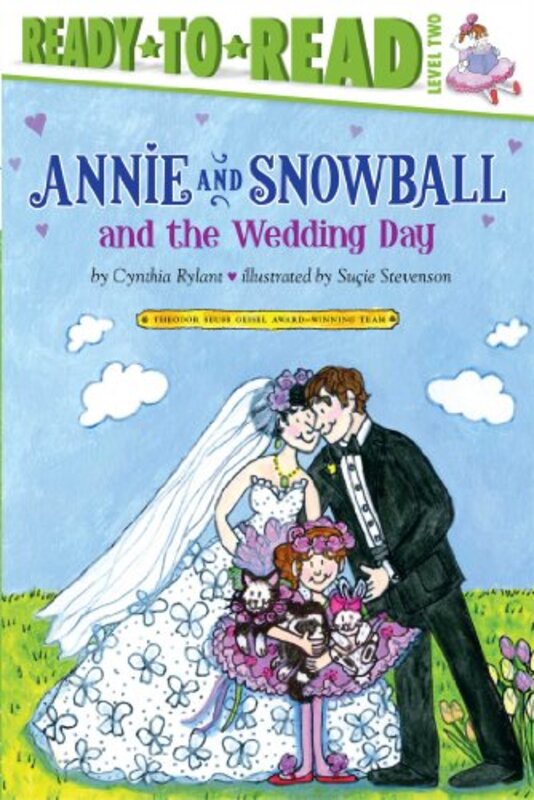 Book cover for "Annie and Snowball and the Wedding Day" by Cynthia Rylant