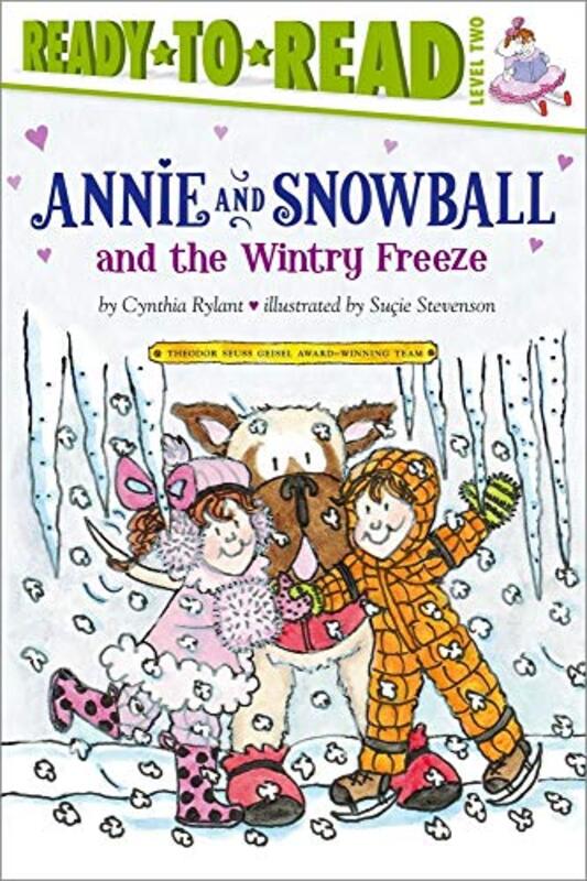 Book cover for "Annie and Snowball and the Wintry Freeze" by Cynthia Rylant