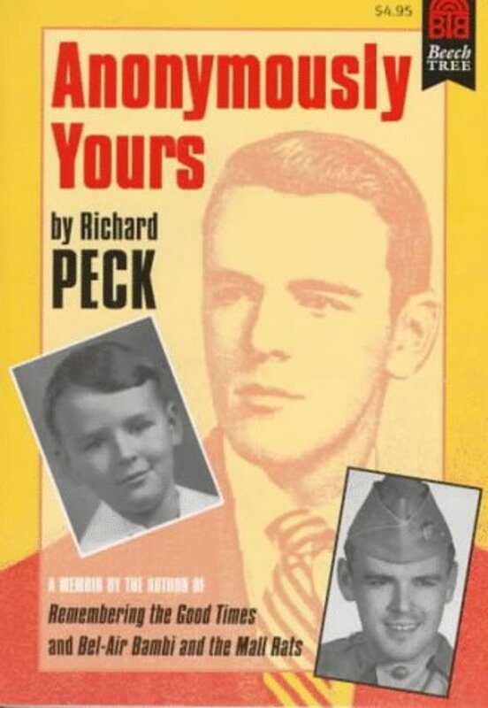 Book cover for "Anonymously Yours" by Richard Peck
