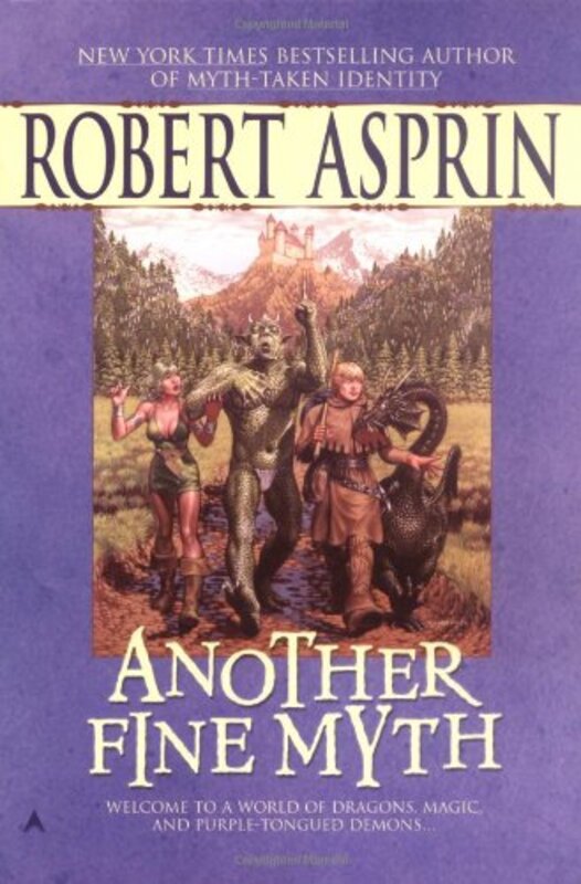 Book cover for "Another Fine Myth" by Robert Asprin