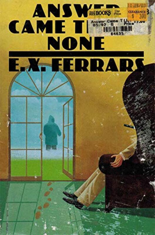 Book cover for "Answer Came There None" by Elizabeth EX Ferrars