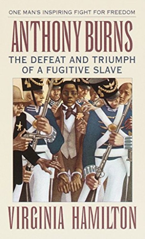 Book cover for "Anthony Burns" by Virginia Hamilton