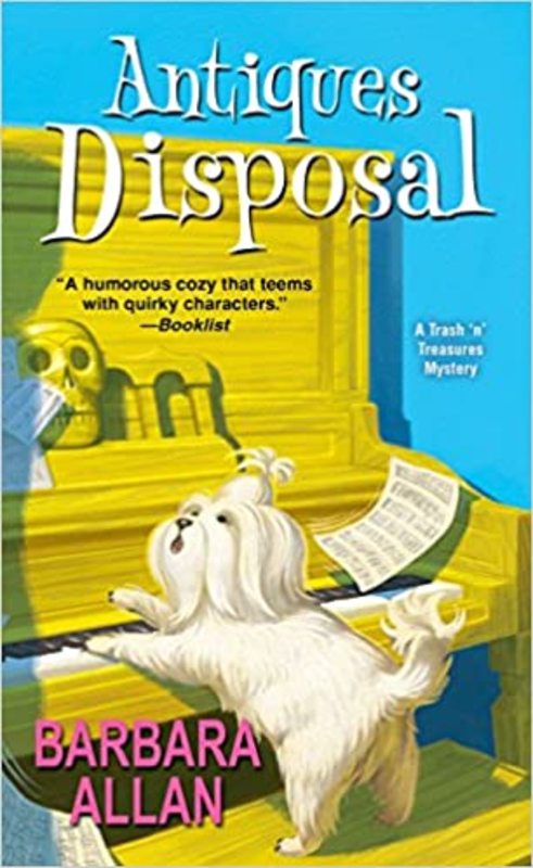 Book cover for "Antiques Disposal" by Barbara Allan
