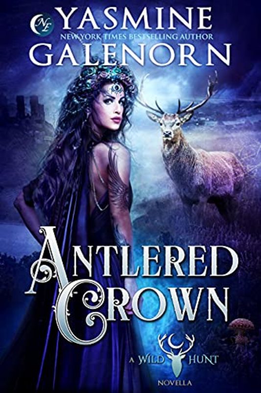 Book cover for "Antlered Crown" by Yasmine Galenorn