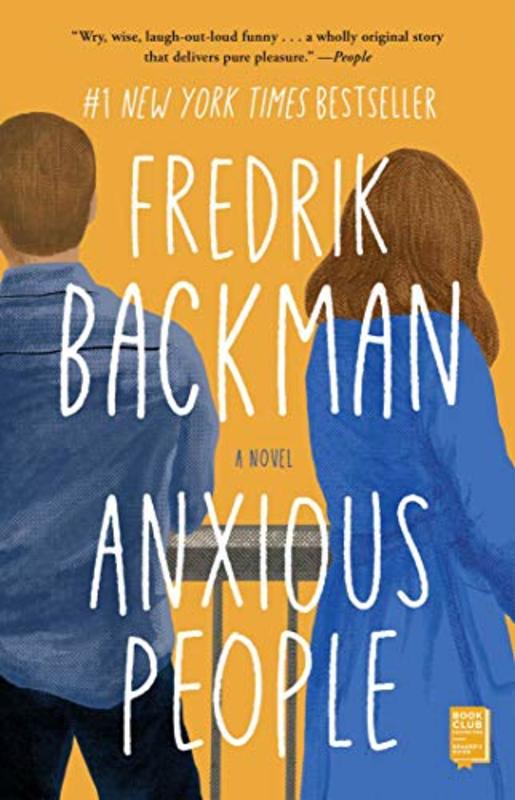 Book cover for "Anxious People" by Fredrik Backman