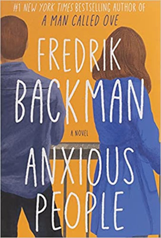 Book cover for "Anxious People" by Fredrik Backman